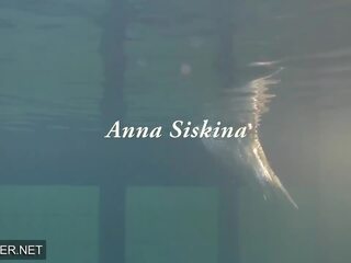 Super Hot Step-sister Anna Siskina with Big Tits in the Swimming