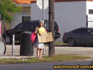 Hitchhiker London Smith first public sex