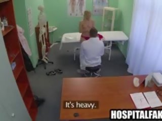 Foxy Blonde Patient Getting Felt Up By Her Doctor