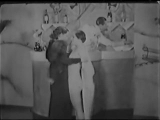 Tappning porr 1920s kvinna kvinnlig manlig trekanter - nudisten bar