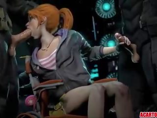 Sexy Arkham Chicks Fucked and Blowing Big Cocks: HD Porn b3