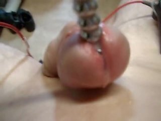 Electro cum stimulation ejac electrotes sounding cock and ass