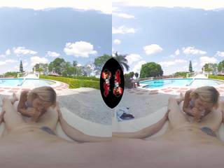 Vrlatina - pieprzenie za wspaniały ciasne gorące latynoska przy basenie