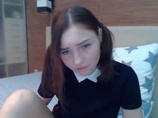 School Girl Play and Cum