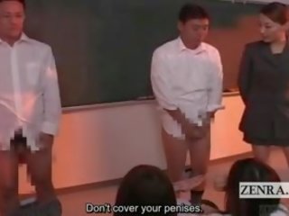 Podtitulky oděná žena nahý mužské bezedný japonsko studentů školní škádlení