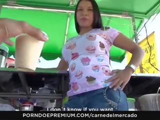 Carne del mercado - sexy curvy colombiaans sara restrepo uitgezocht omhoog en geneukt hard